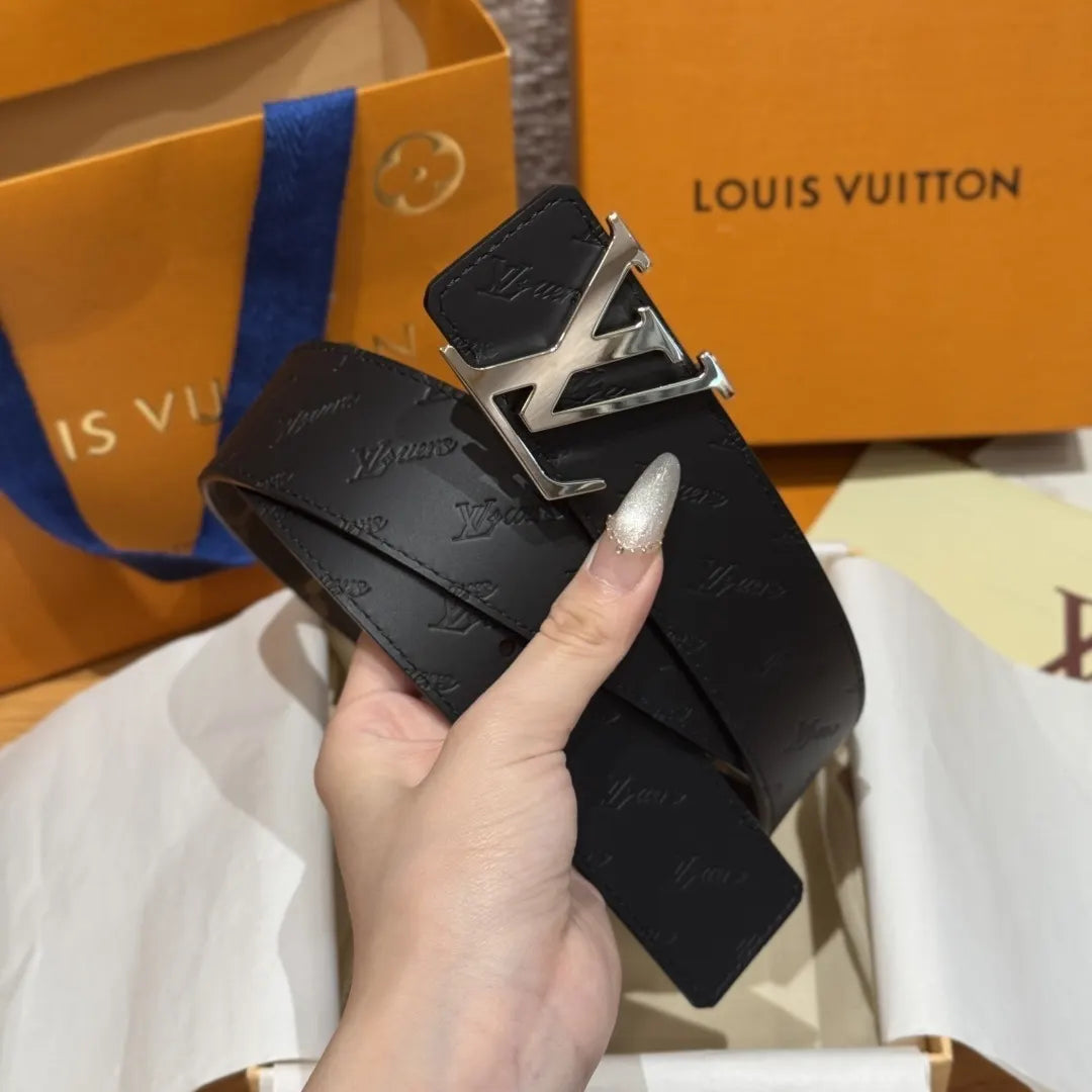 Louis Vuitton Embossed Logo Belt - Hình 3