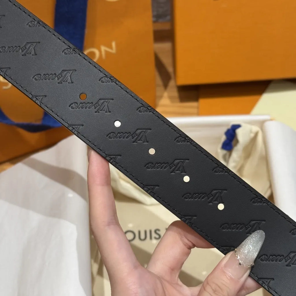 Louis Vuitton Embossed Logo Belt - Hình 8