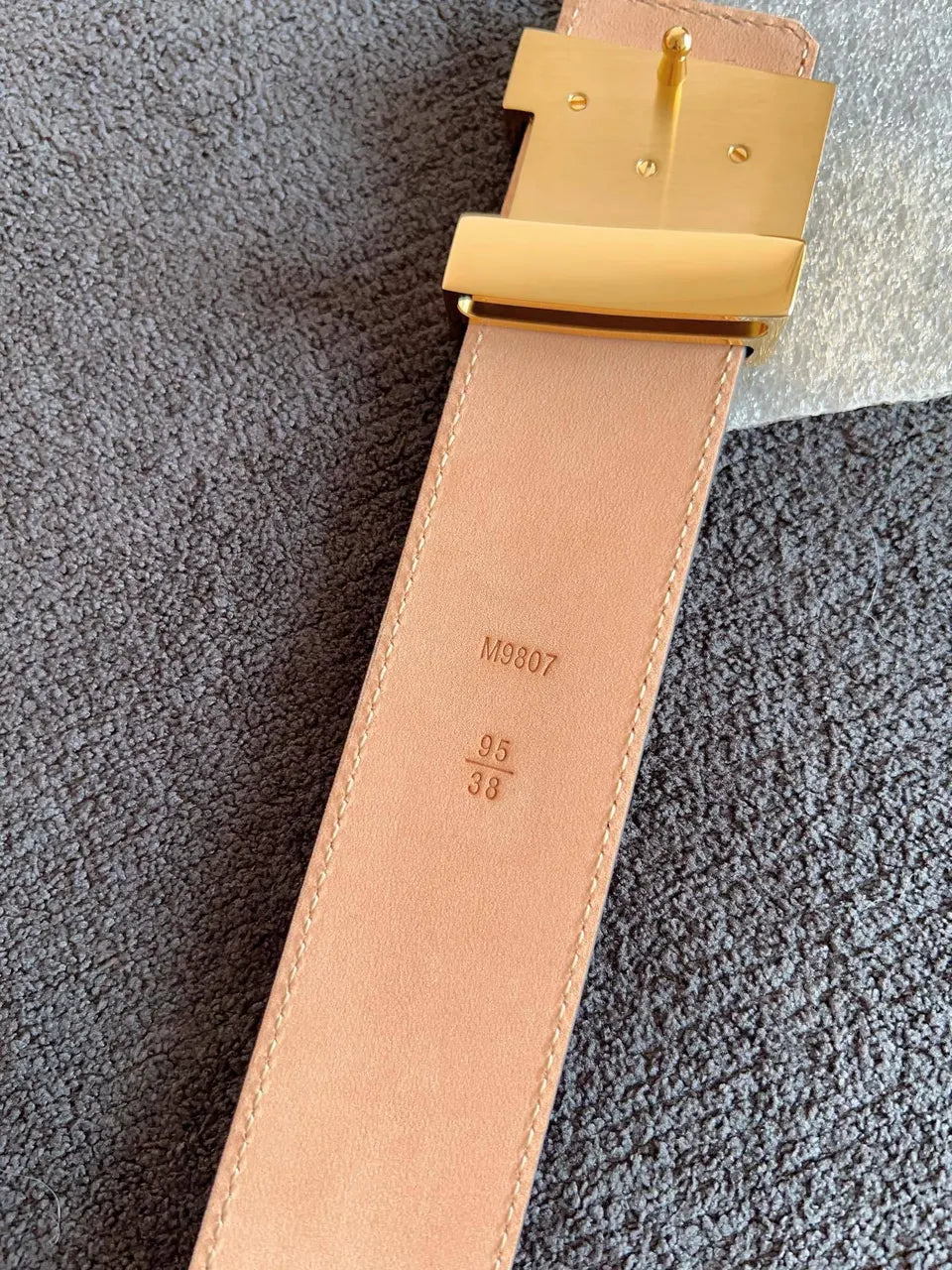 Louis Vuitton Damier Brown Belt - Hình 5