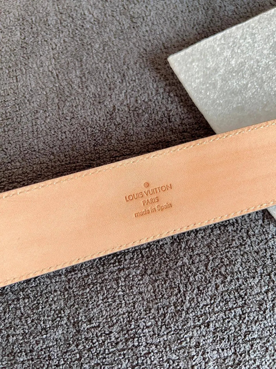 Louis Vuitton Damier Brown Belt - Hình 8