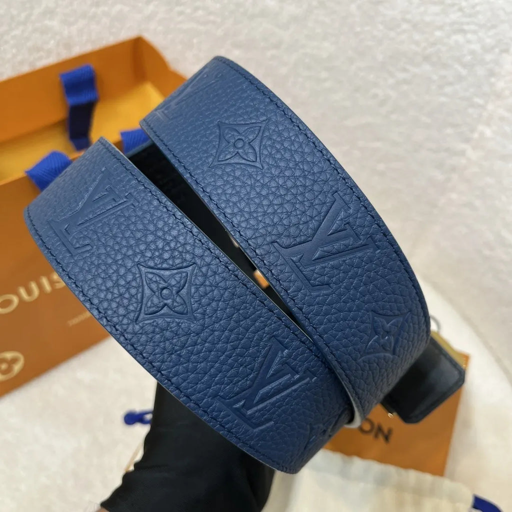 Louis Vuitton Navy Belt Gold - Hình 3