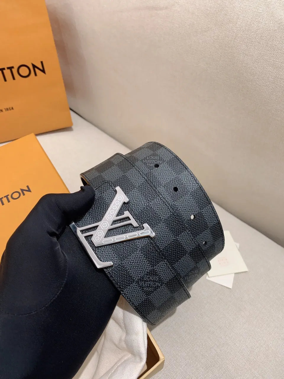 Damier Infini Belt - Hình 3