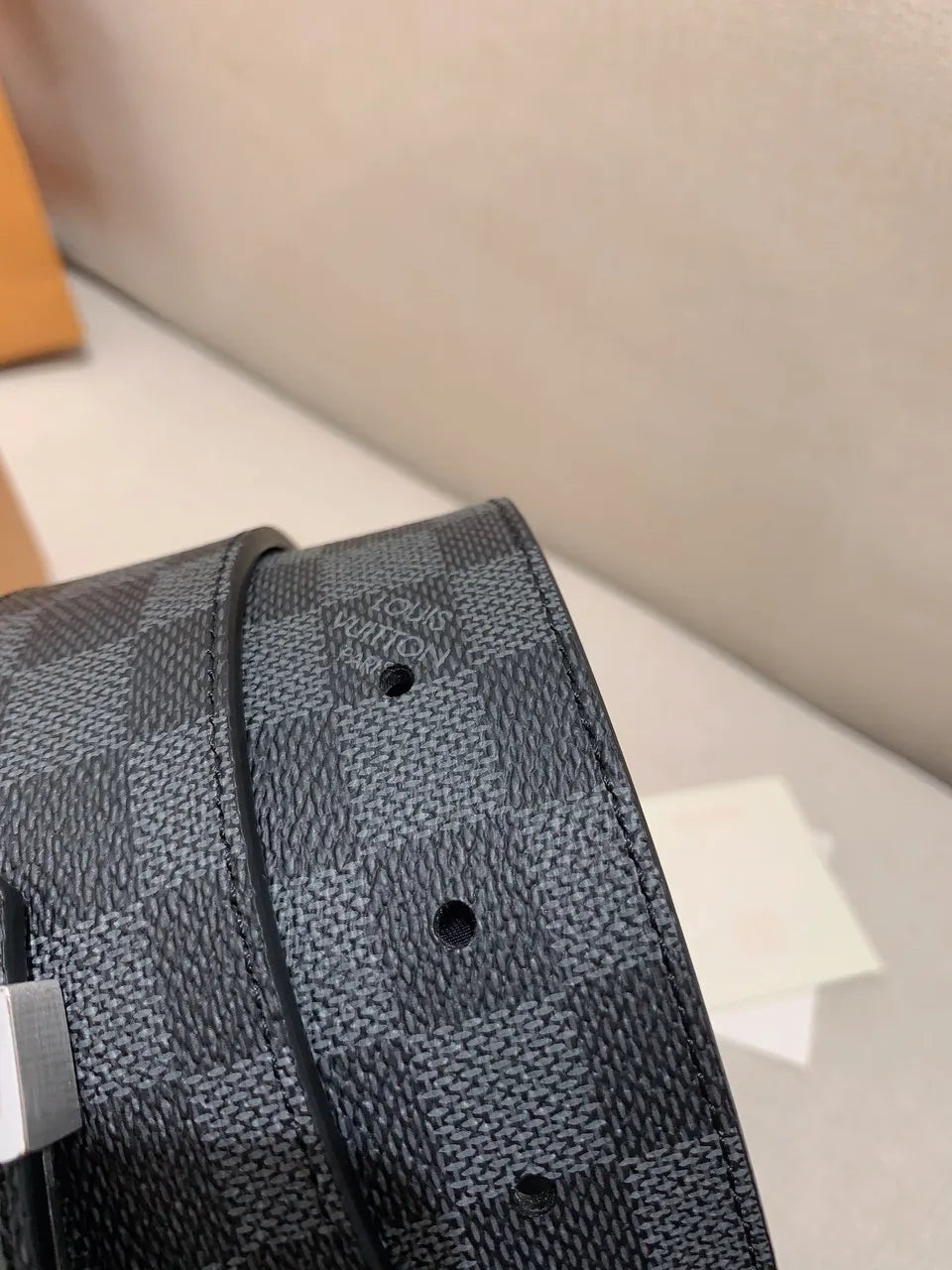 Damier Infini Belt - Hình 4