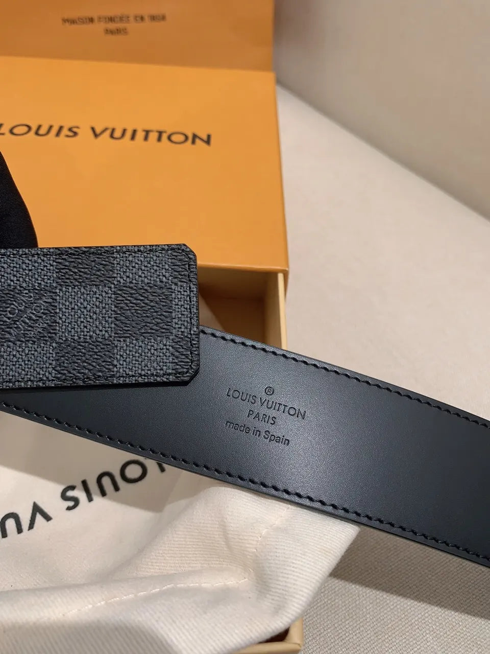 Damier Infini Belt - Hình 5