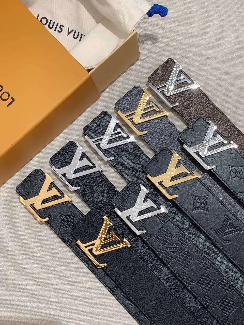 Damier Infini Belt - Hình 7