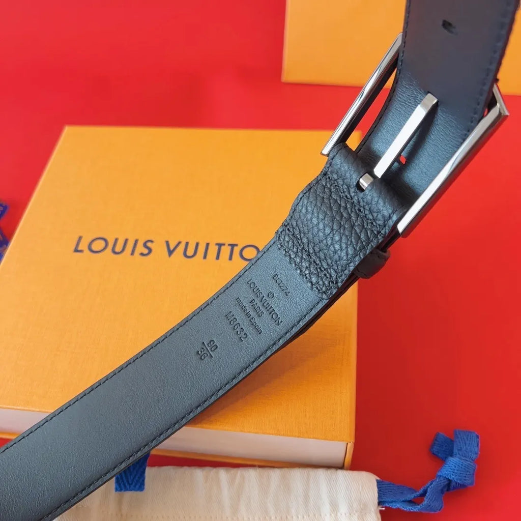 Louis Vuitton Pebbled Leather Belt - Hình 4