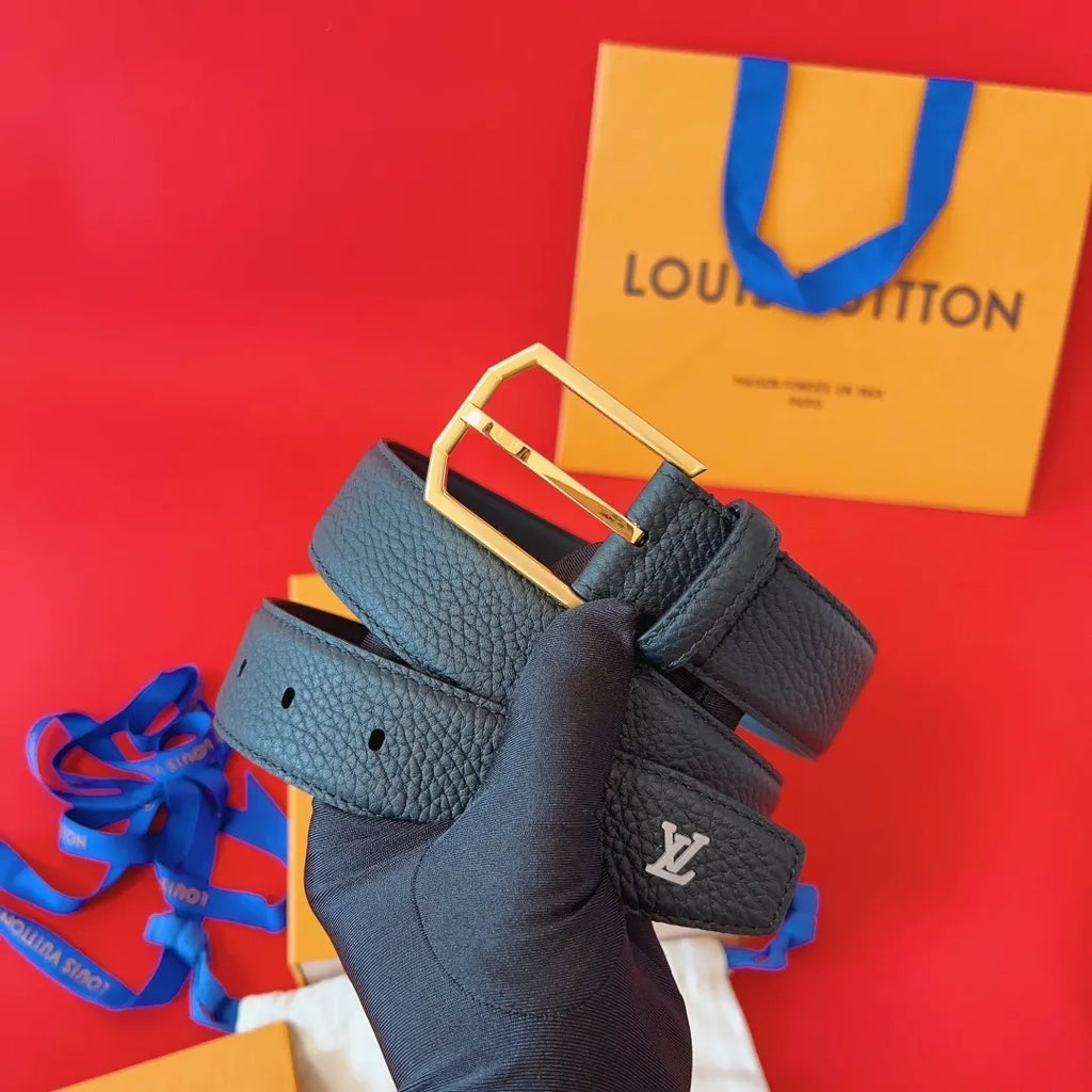 Louis Vuitton Pebbled Leather Belt - Hình 2