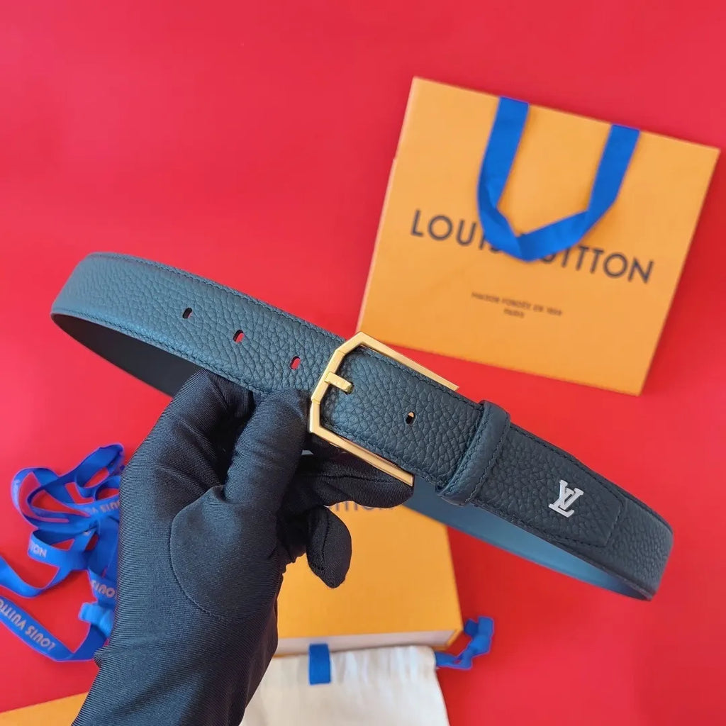 Louis Vuitton Pebbled Leather Belt - Hình 3