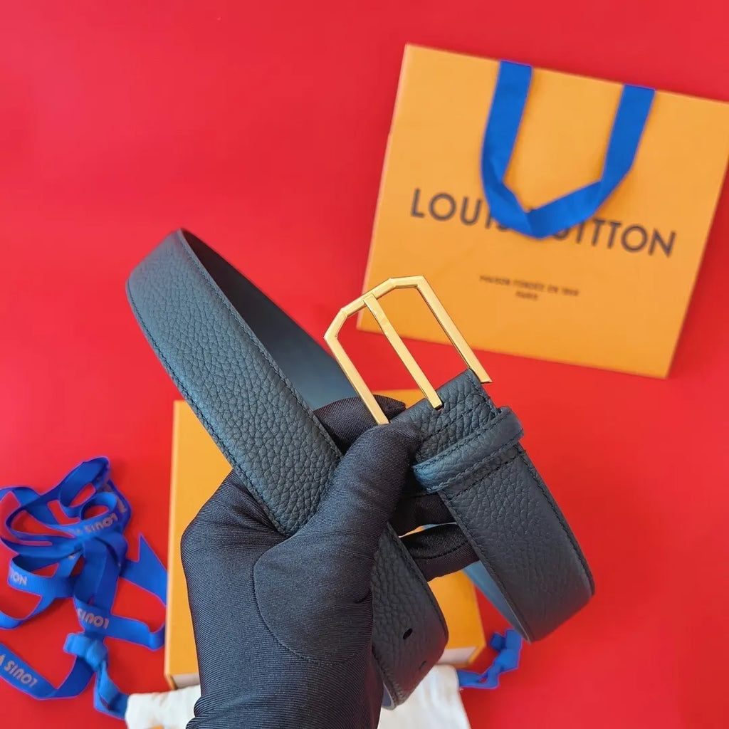 Louis Vuitton Pebbled Leather Belt - Hình 6