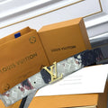 Louis Vuitton Watercolor Monogram Belt gold