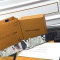 silver Louis Vuitton Watercolor Monogram Belt