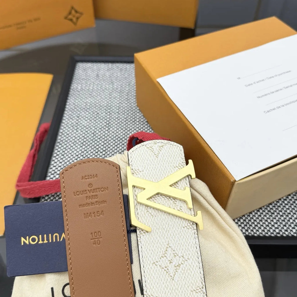 Louis Vuitton Off-White Monogram Belt - Hình 5