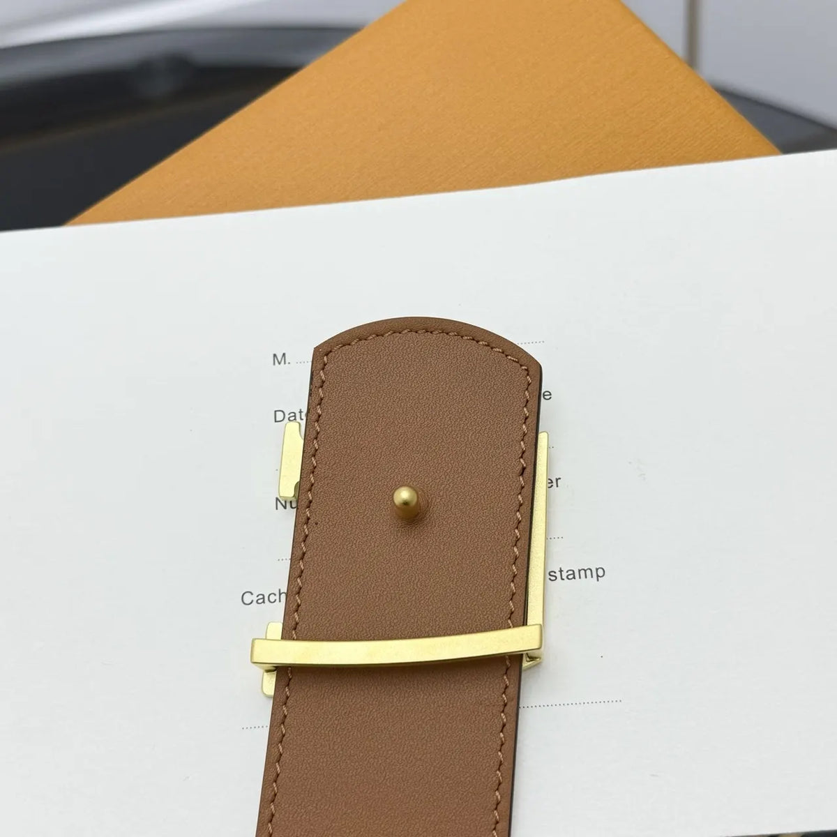 Louis Vuitton Off-White Monogram Belt - Hình 8