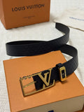 Louis Vuitton Black Hexagon Belt