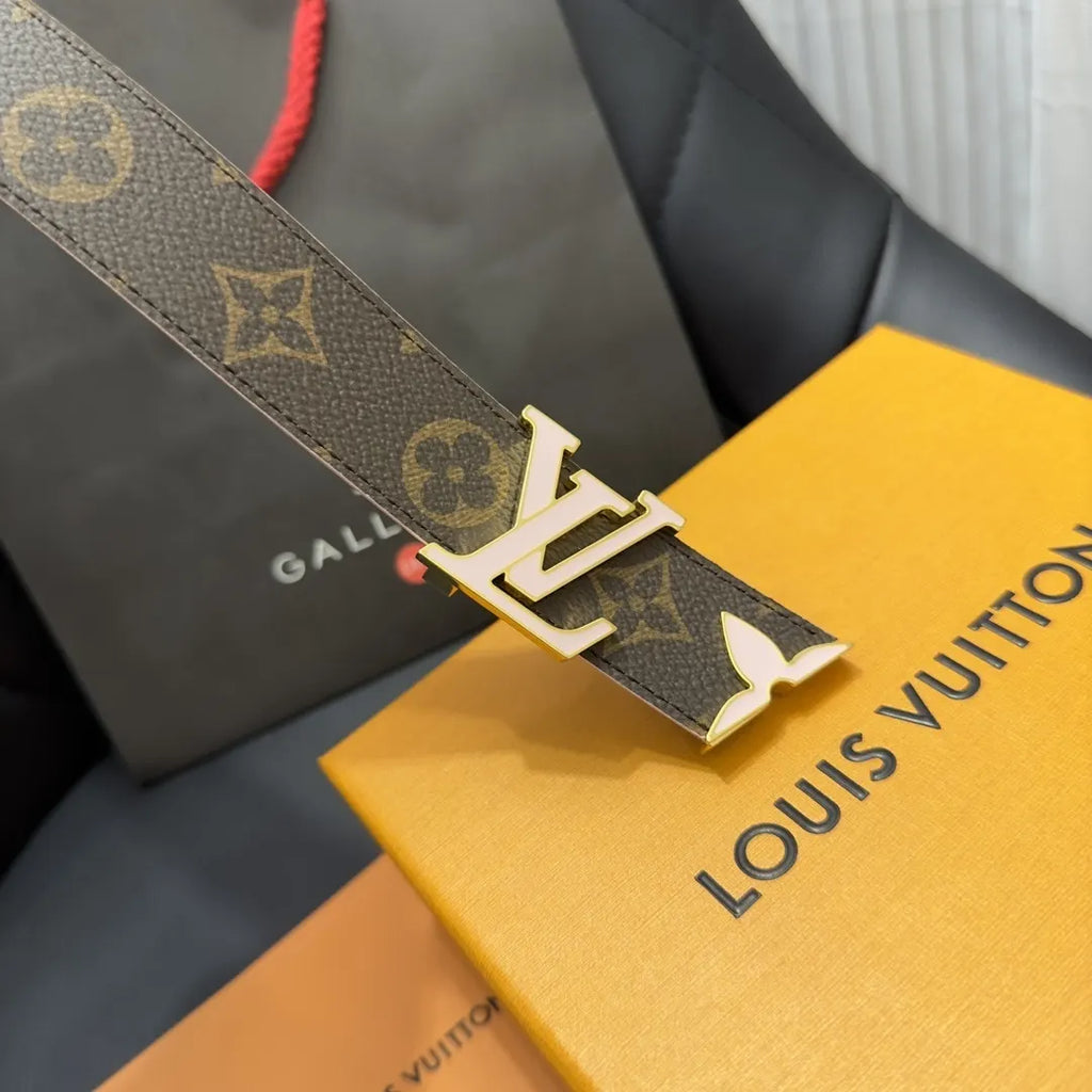 Louis Vuitton Pink Monogram Belt - Hình 6
