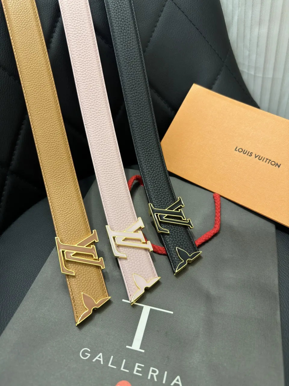 Louis Vuitton Pink Monogram Belt - Hình 7