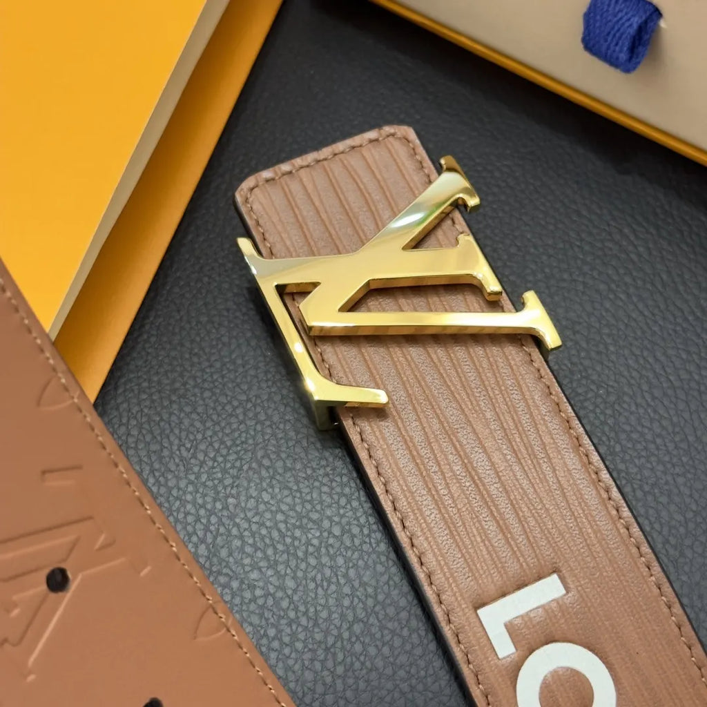 Louis Vuitton Tan Epi Belt - Hình 5