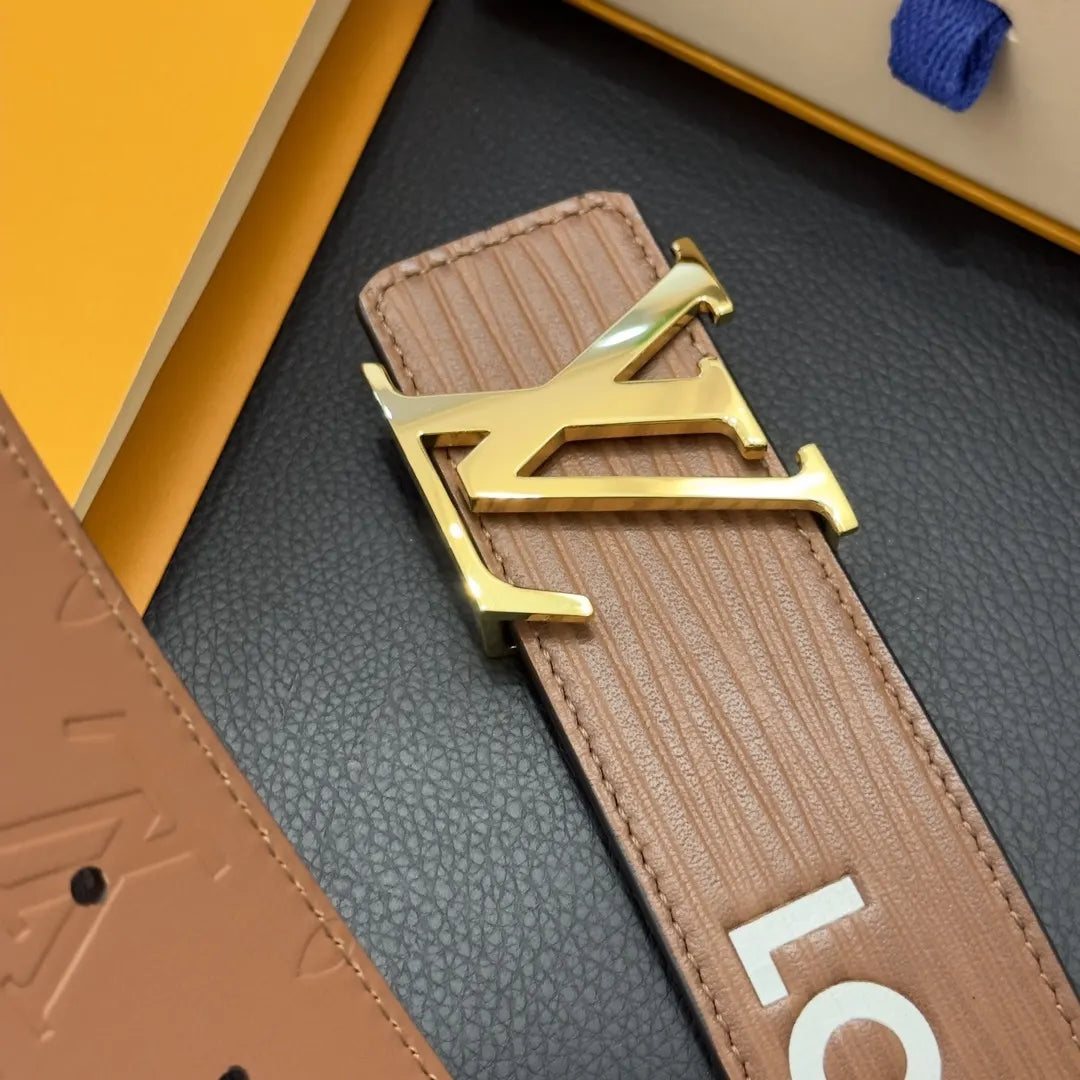 Louis Vuitton Tan Epi Belt - Hình 5