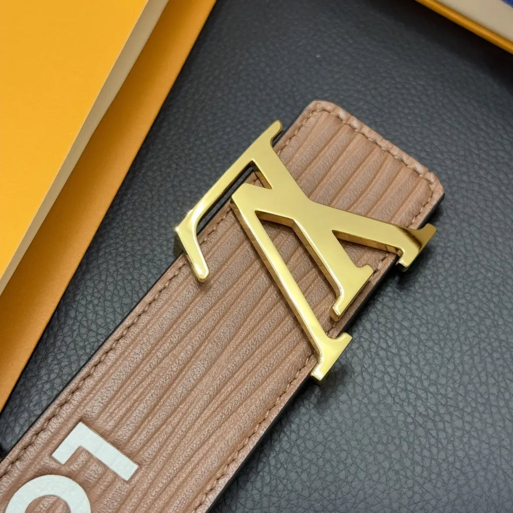 Louis Vuitton Tan Epi Belt - Hình 6