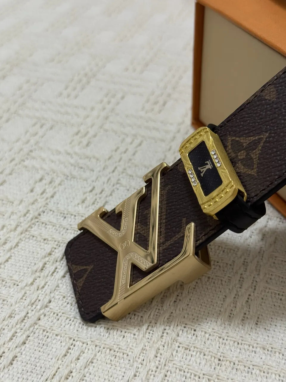 Louis Vuitton Monogram LV Initiales Belt - Hình 4