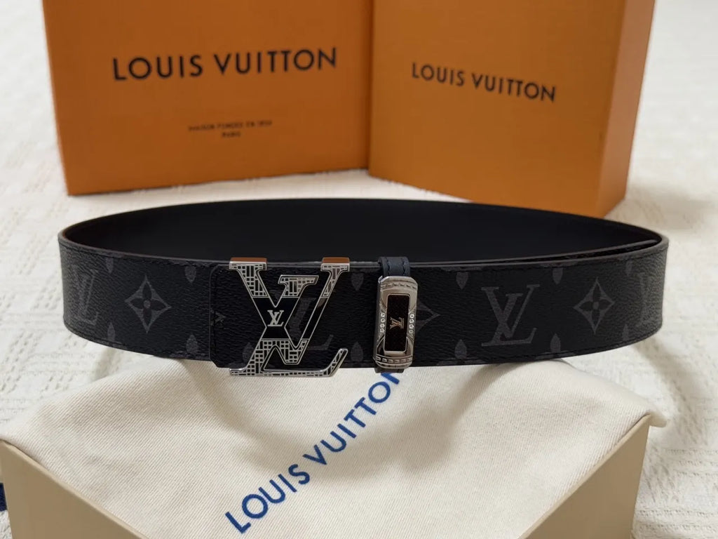 Louis Vuitton Shadow Buckle Belt - Hình 3