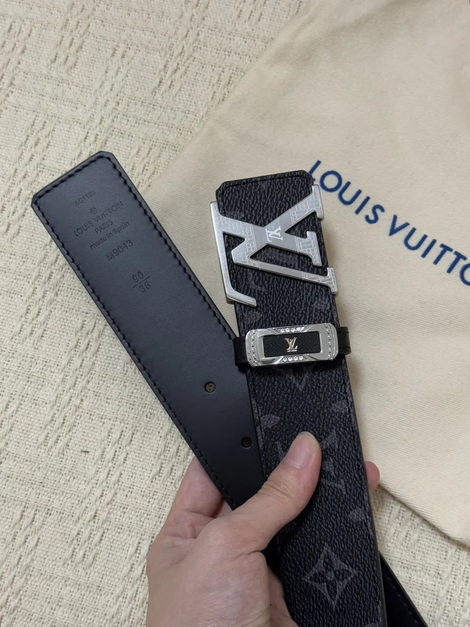 Louis Vuitton Shadow Buckle Belt - Hình 8