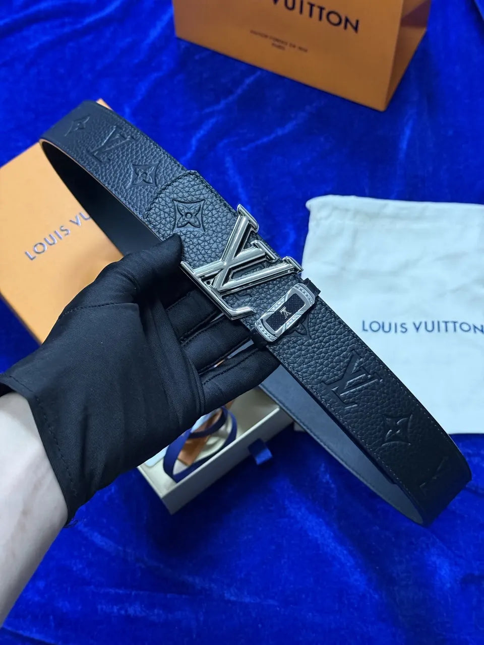 Louis Vuitton LV Initiales Belt black - Hình 5