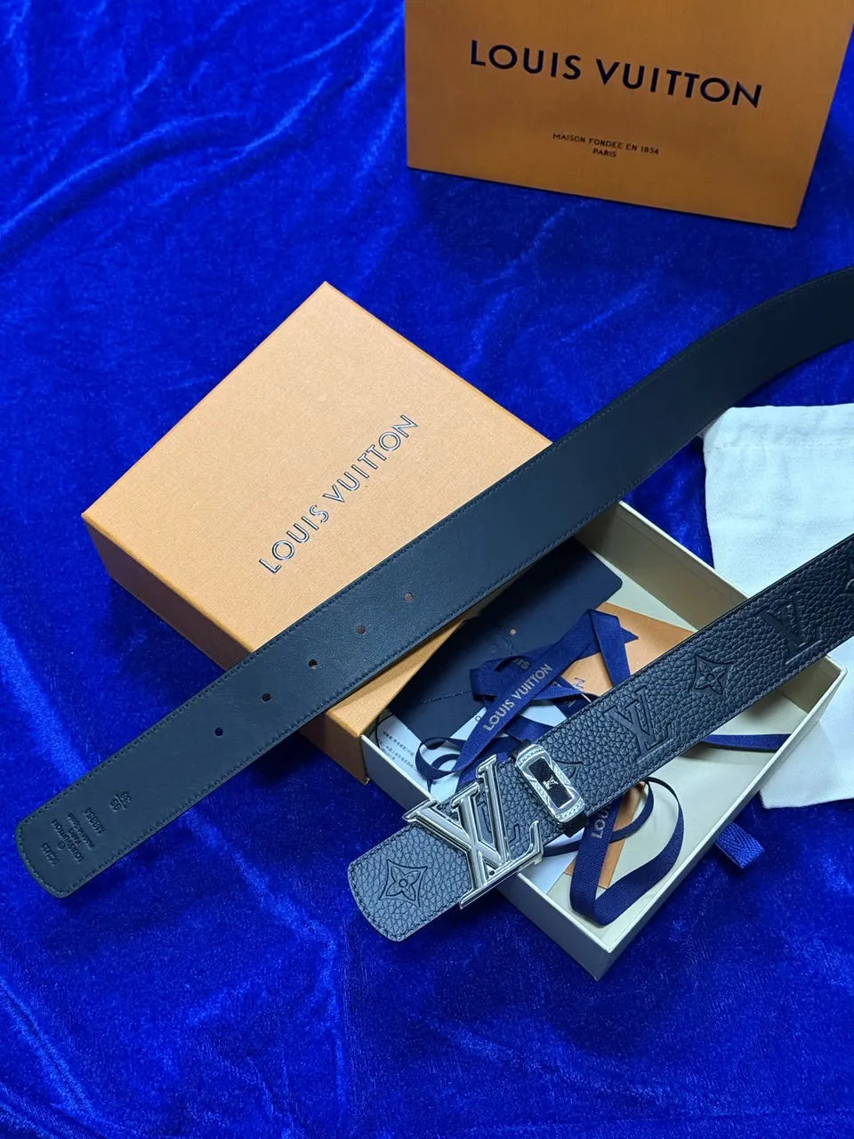 Louis Vuitton LV Initiales Belt black - Hình 7