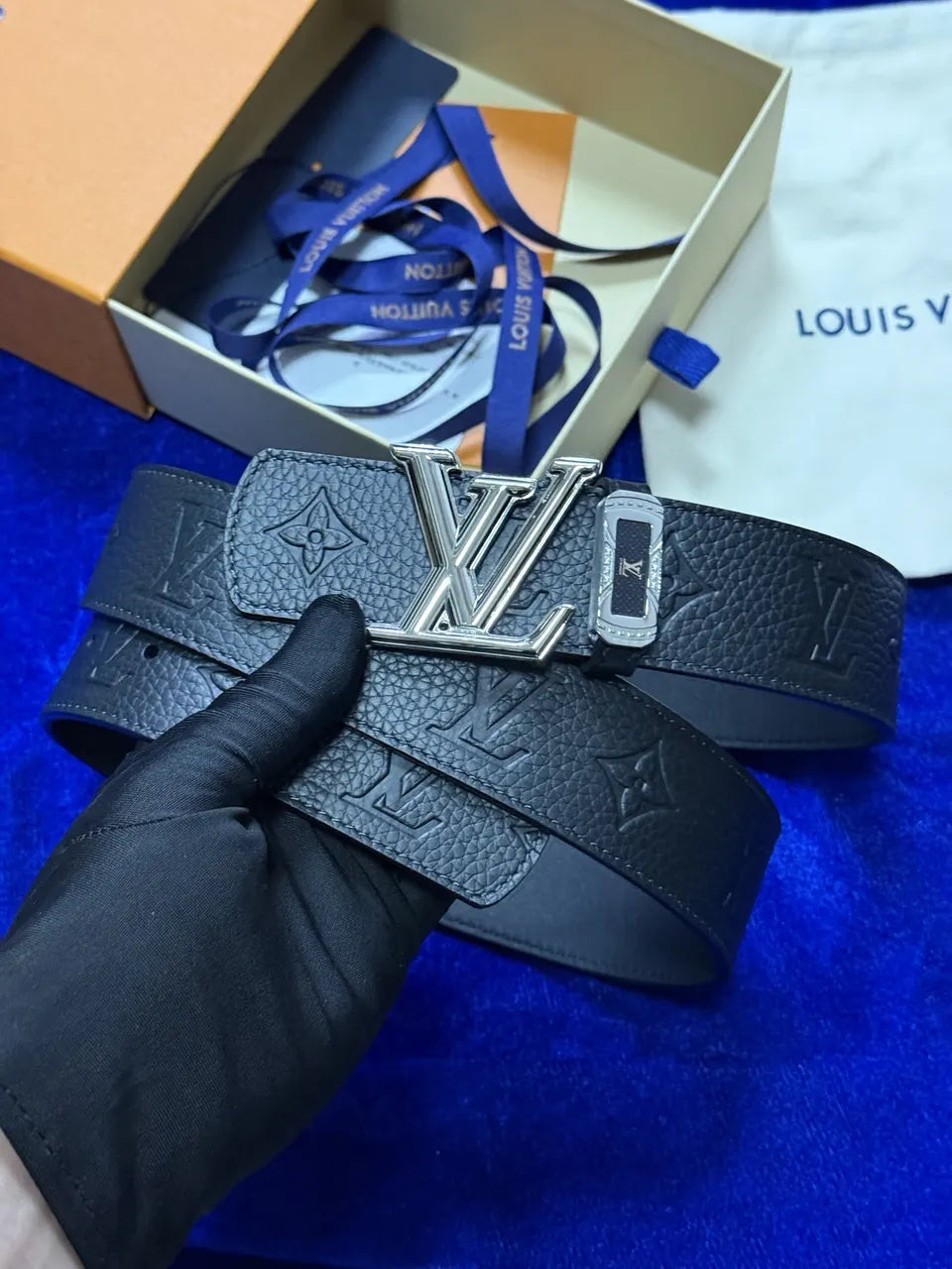 Louis Vuitton LV Initiales Belt black - Hình 8