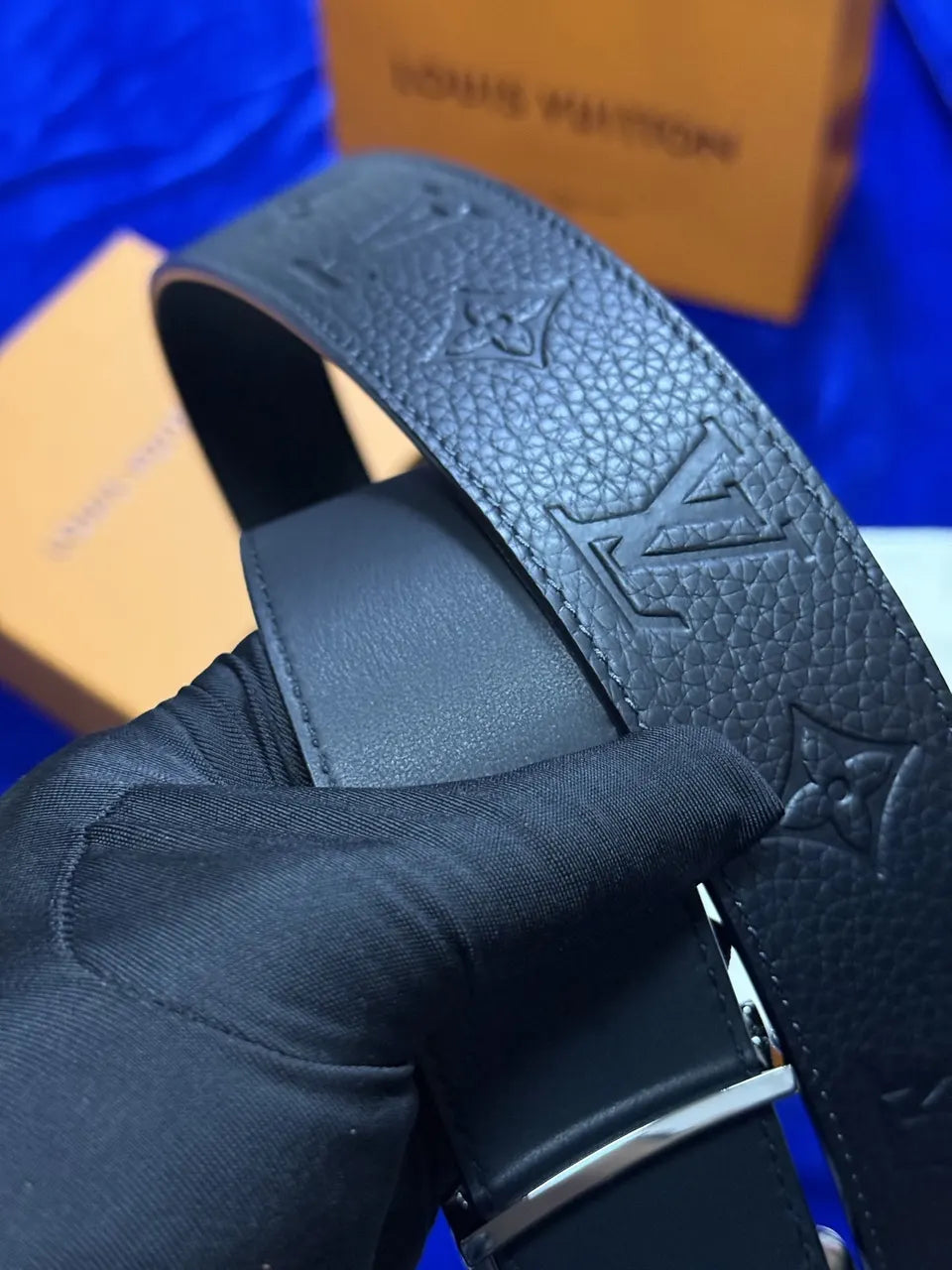 Louis Vuitton LV Initiales Belt black - Hình 9