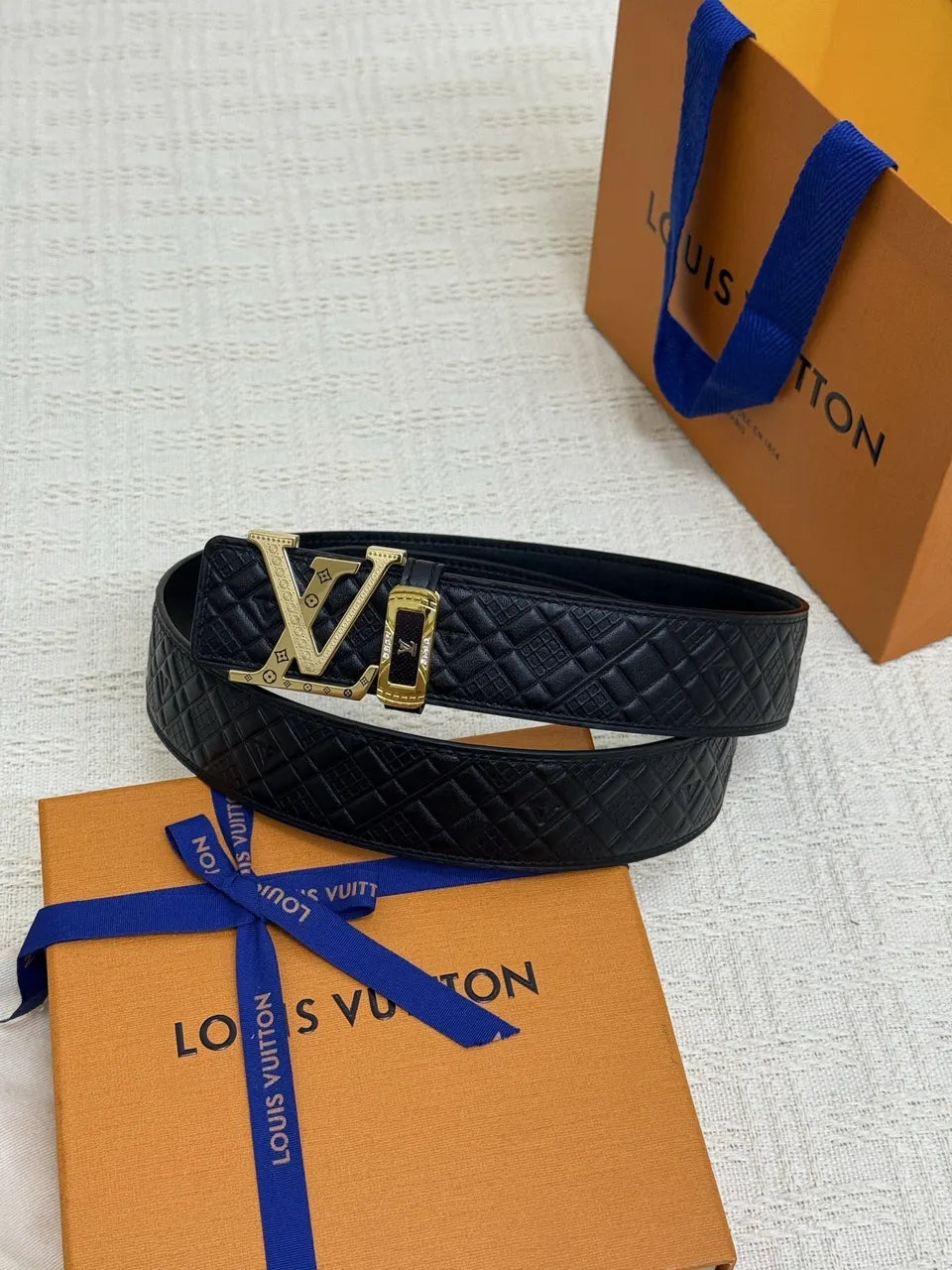 Louis Vuitton Quilted Leather Belt - Hình 5