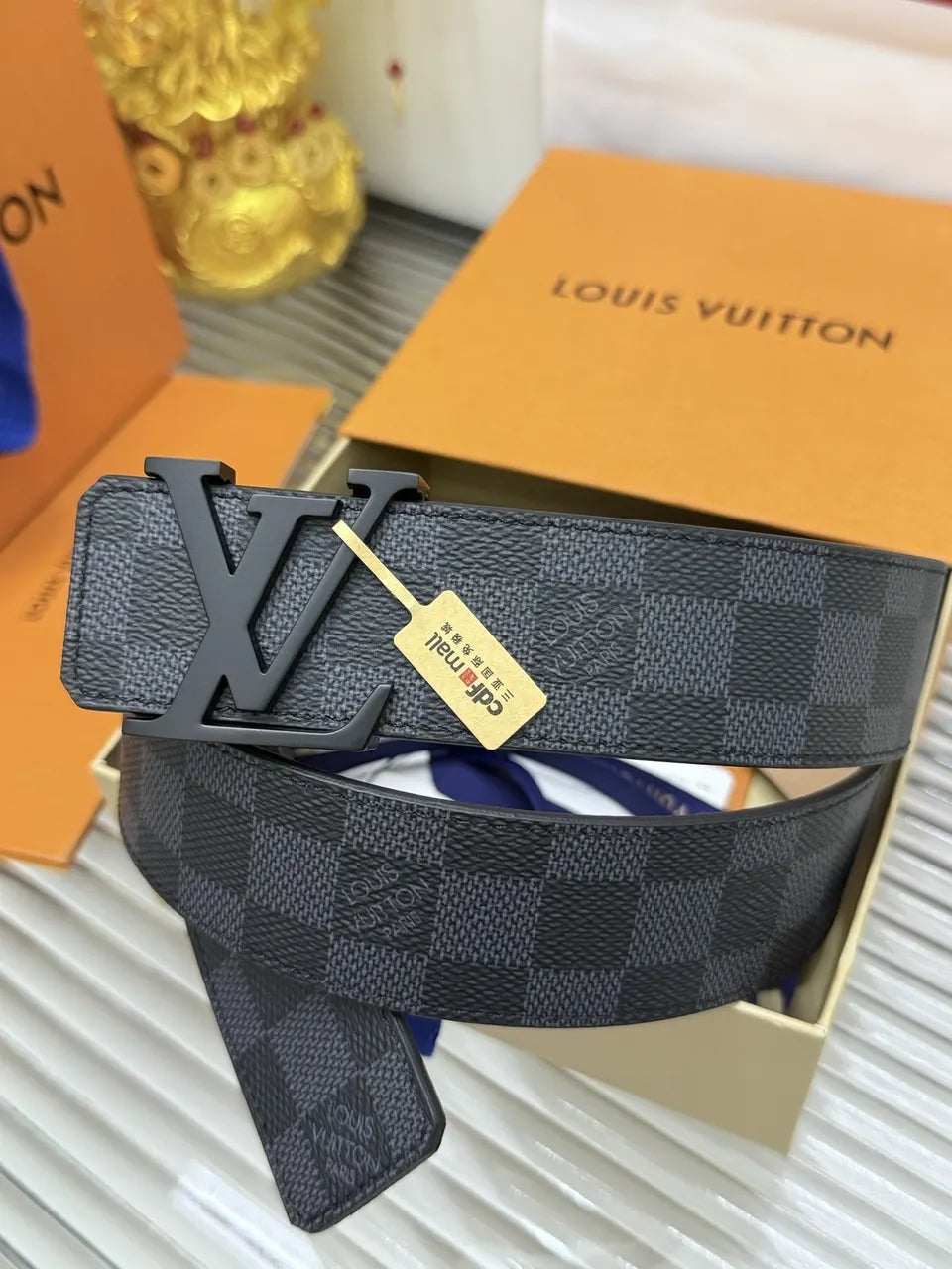 Louis Vuitton Damier Black Belt - Hình 4