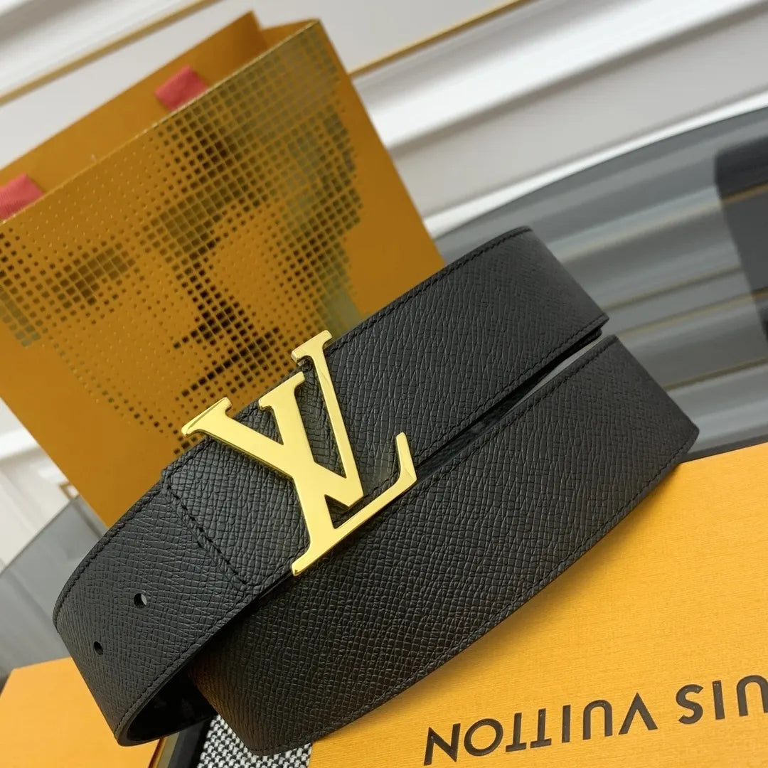 Louis Vuitton Black Monogram Taurillon Leather Belt - Hình 3