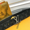 Louis Vuitton Black Monogram Canvas Belt