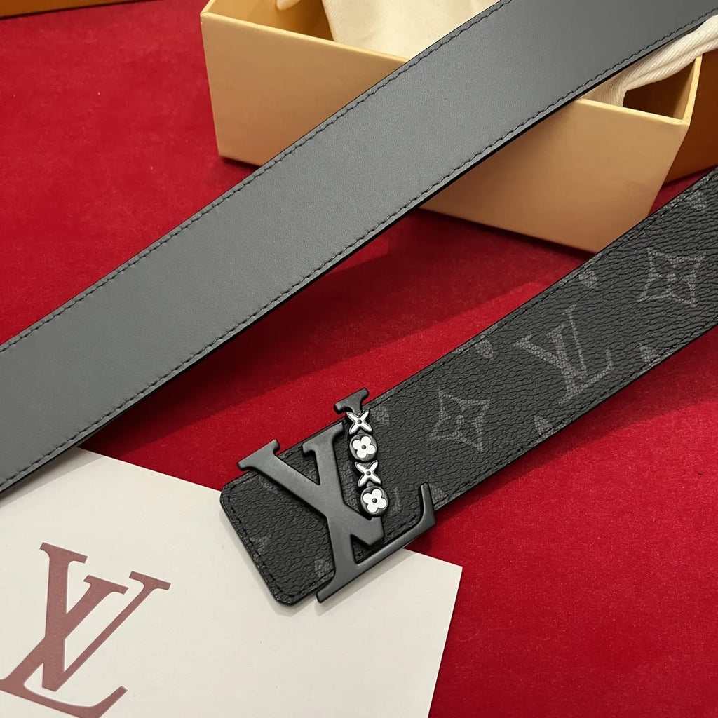 LV Black Monogram XO Belt