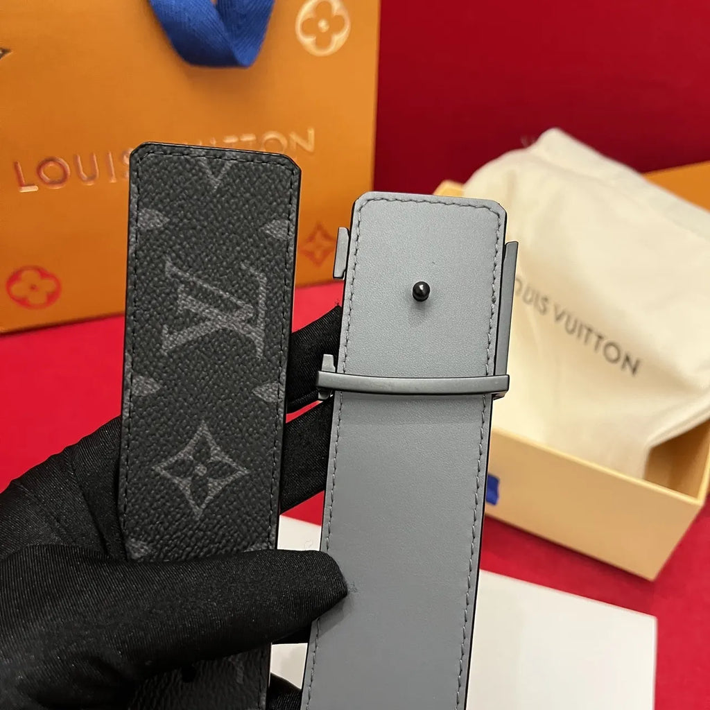 LV Black Monogram XO Belt - Hình 6