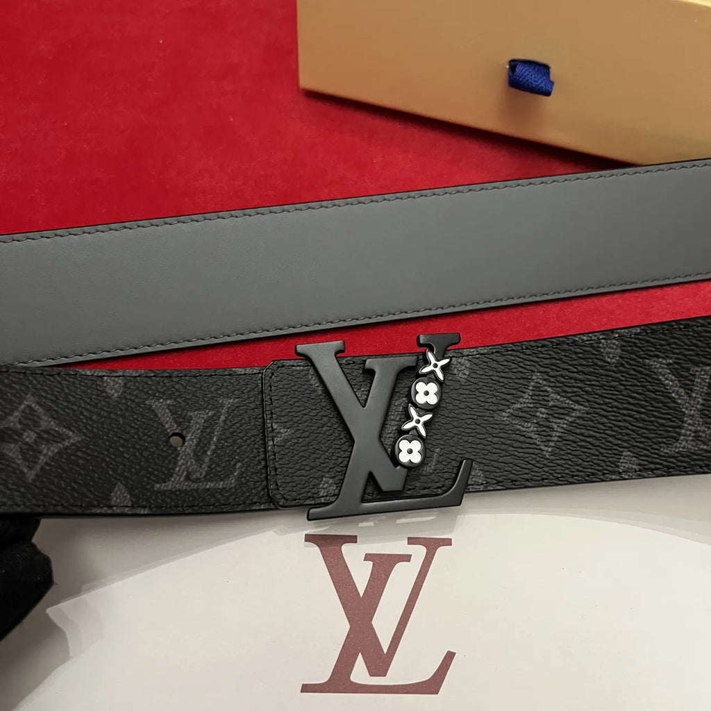 LV Black Monogram XO Belt - Hình 7