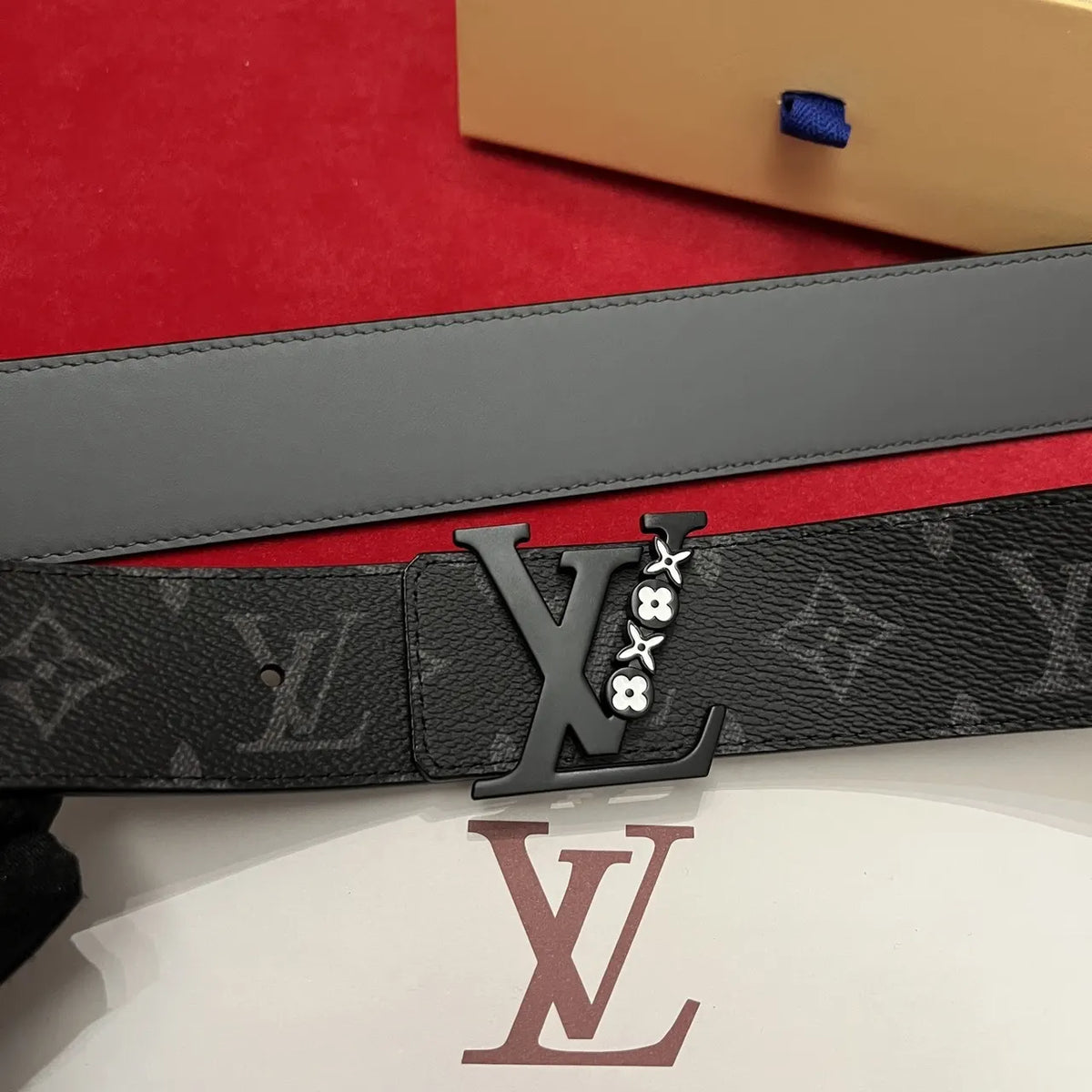 LV Black Monogram XO Belt - Hình 7