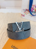 Louis Vuitton Blue Monogram Shadow Belt