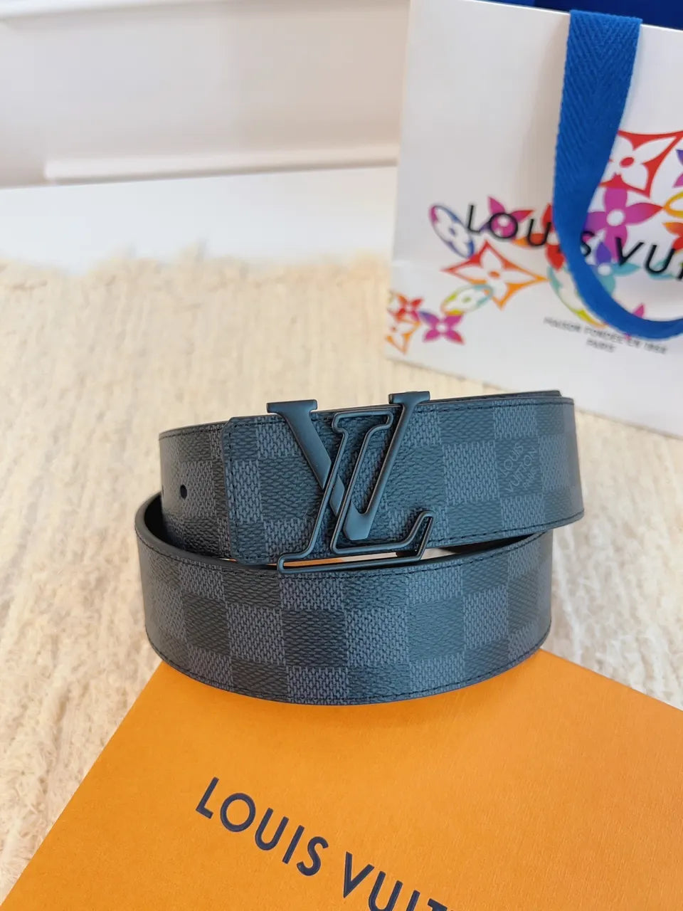 Louis Vuitton Damier 3D Belt