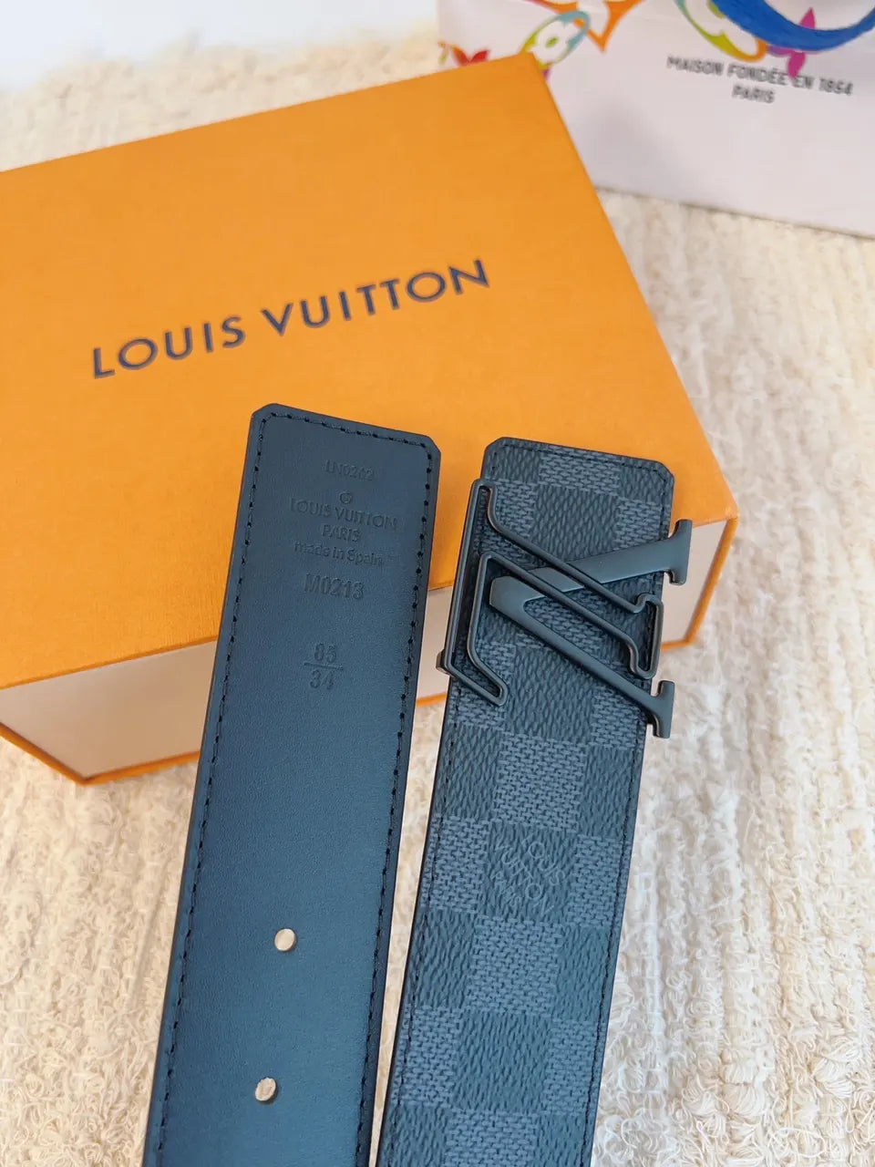 Louis Vuitton Damier 3D Belt - Hình 2