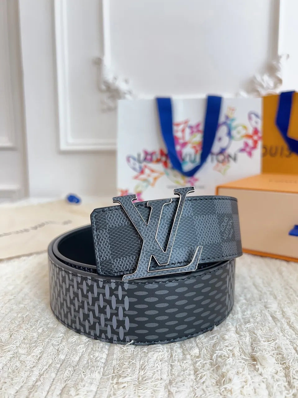 Louis Vuitton Damier Infini Belt matte - Hình 7