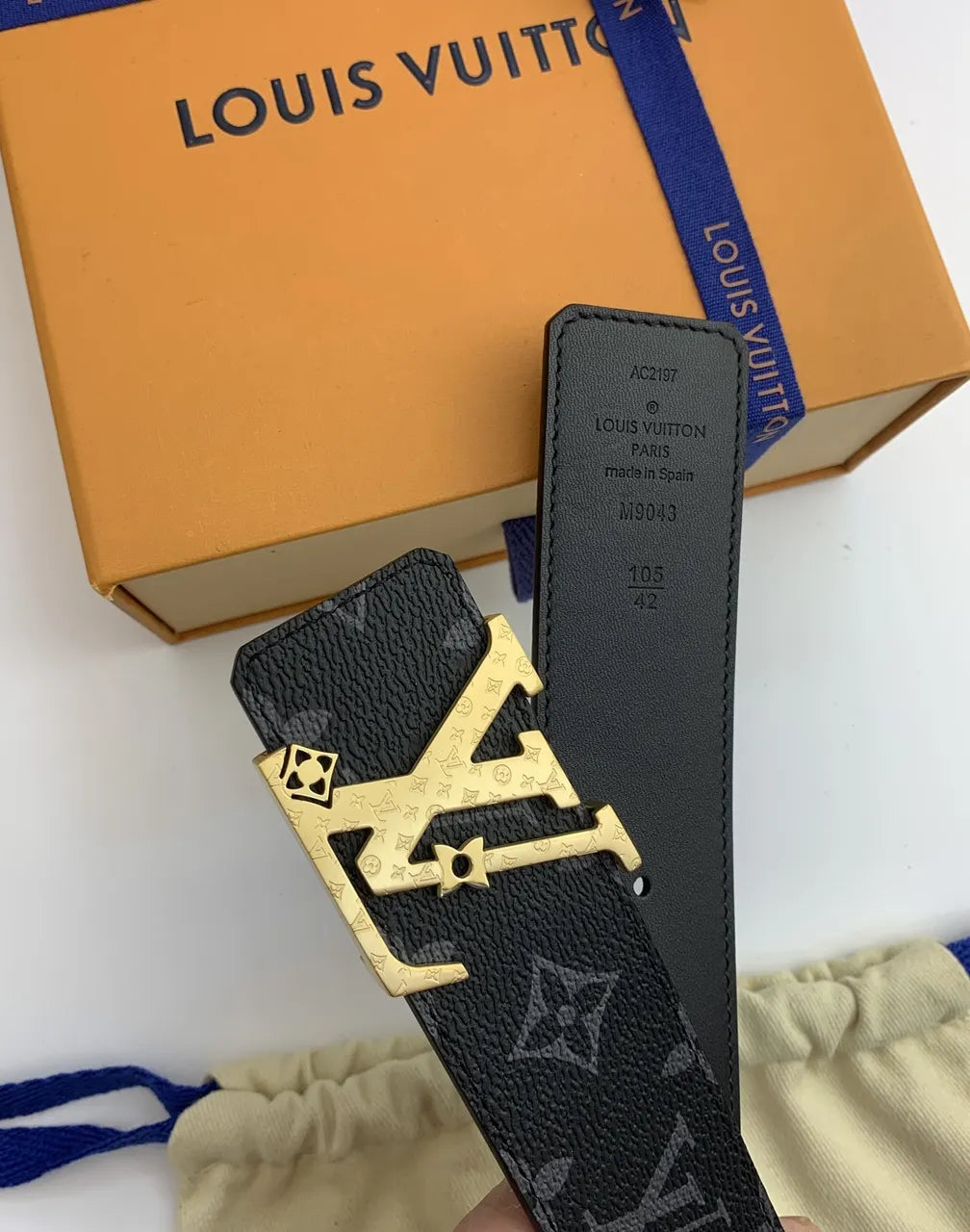Louis Vuitton Black Monogram Jacquard Belt