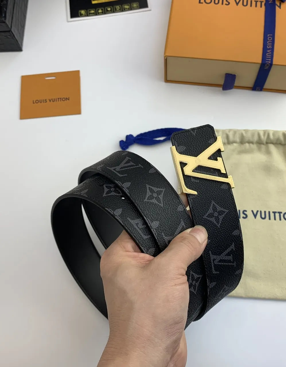 LV Black Monogram Belt - Hình 4