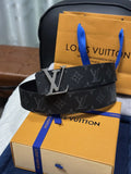 LV Black Monogram Initiales Belt