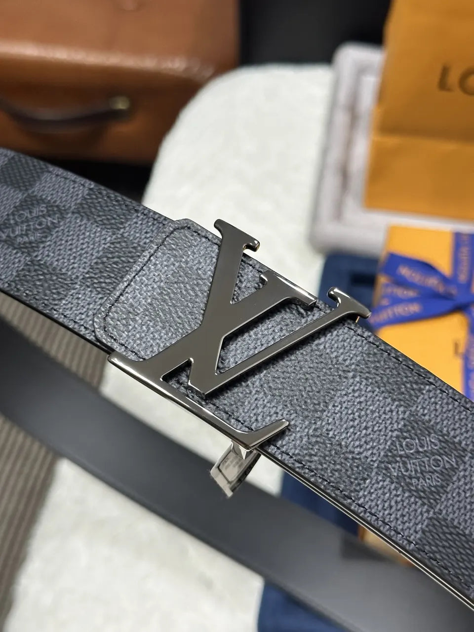 Louis Vuitton Damier Infini Leather Belt - Hình 4