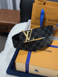 Damier Infini Gold LV Belt