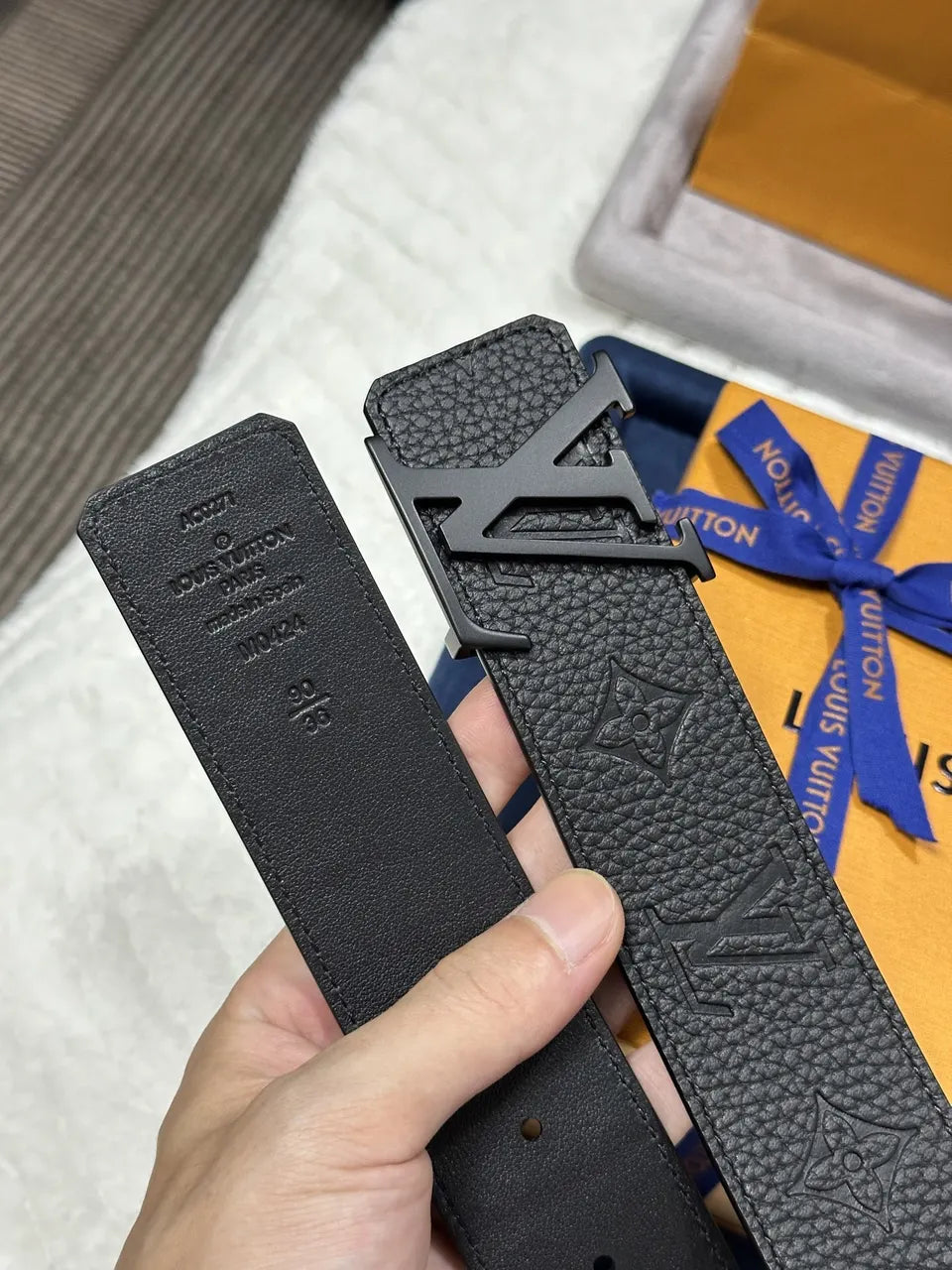 Louis Vuitton Taurillon Leather Belt - Hình 4