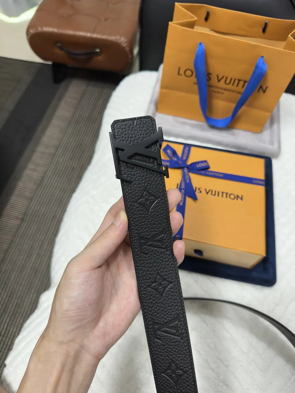 Louis Vuitton Taurillon Leather Belt - Hình 8