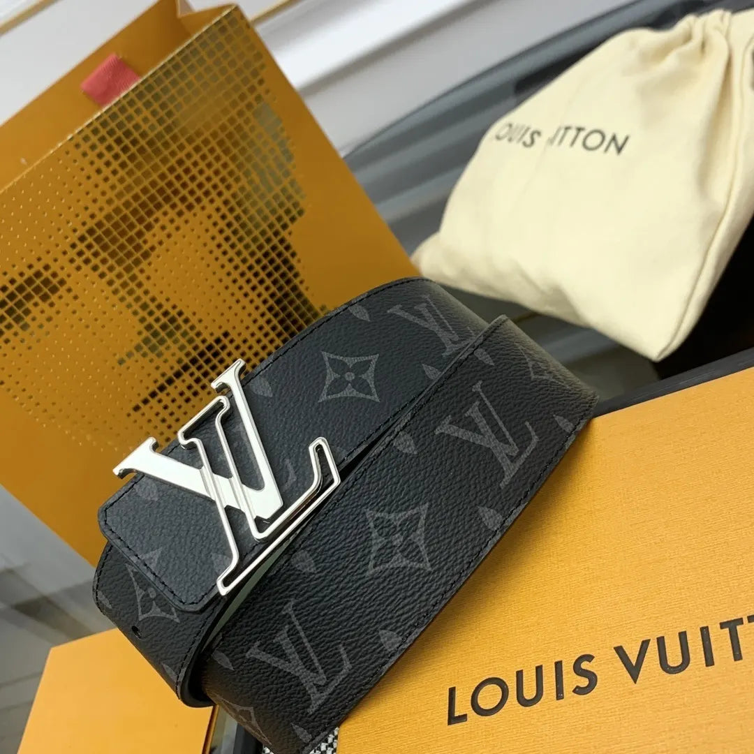 Louis Vuitton Black Monogram Empreinte Belt - Hình 2